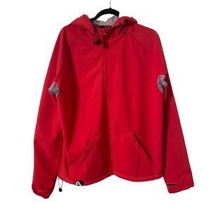 Flylow Red Full Zip Soft Shell‎ Jacket M